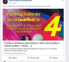 [Kazananlar belli oldu] GearBest, dördüncü yılını kutluyor: DH’ye özel çekiliş ve indirim kodları!