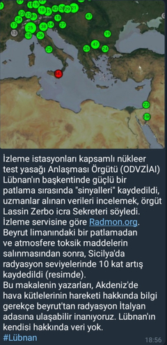 Lübnan'da Devasa Patlama