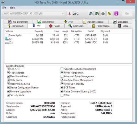 HDD cızırtı sesi ve aşırı yavaşlama