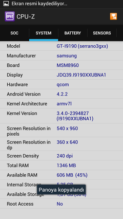 SAMSUNG GALAXY S4 Mini [ANA KONU]