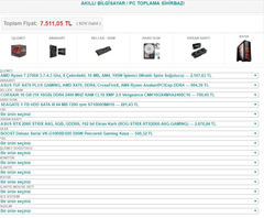 RTX 2060 STRIX Sistemli Oyun bilgisayarı Topladım (Bütçe 7500 TL)