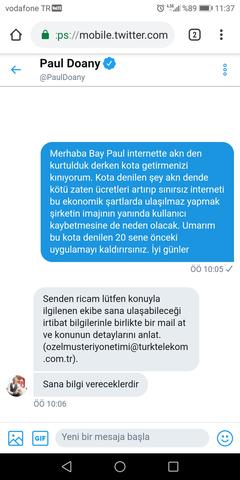 AKK kalkıyor KOTA geri geliyor. Faturalarınızı kontrol edin. 