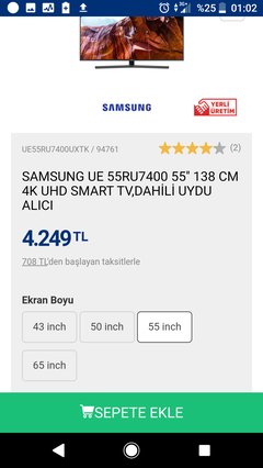 Samsung 55Ru7400 - 50Ru7400 - 43Ru7400 Konusu