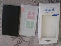 Hediye jelatin ve sıfır kılıf( Samsung note 3 flip wallet orjinal) 