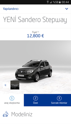  2016 Sandero Stepway Turbo 90bg Euro 6 Easy-R