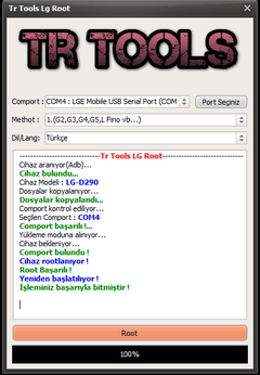  Tr Tools Lg Root Aracı (Tüm Modeller için) FREE