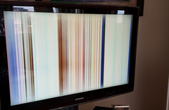 Samsung LCD tv dikey çizgi panel sorunu