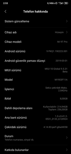 Xiaomi Mi 9T Pro - Ana Konu