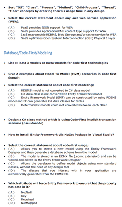 .Net - Exception Handling, Process/Assembly/ClassLibrary ve Database/Code-First/Modeling soru yardım