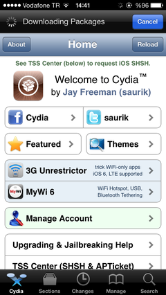  ~ iOS 7 - 7.1.2 Jailbreak ÇIKTI !!! ~ (JB Yapımı, Repo, Tweak ve SSS)