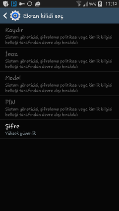  note3 şifreleme