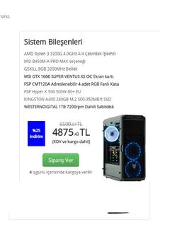 5000 TL Bütçe sistem tavsiyesi