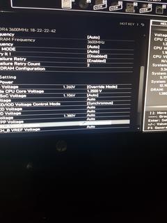 R5 3600 manuel voltaj bios ayarı yardım