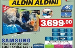 Samsung 55nu7300 televizyon 4049 tl (bitti)