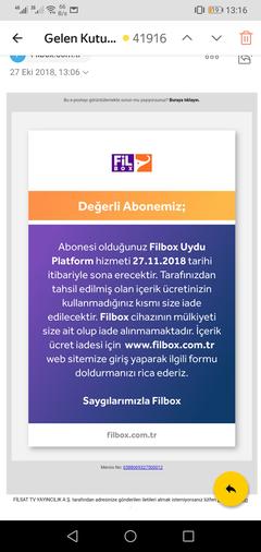 Filbox Kanal Anlaşmaları Sonlandı - Filbox Fiili Olarak Kapandı