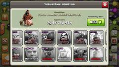  98 LEVEL CLASH OF CLANS KB9 KÖY SATILIK