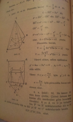  İ.T.Ü 1958-1959 YILI GİRİŞ SINAVI MATEMATİK SORULARI