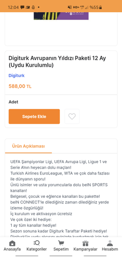 Digiturk Yıllık Taraftar Paketi 488 Lira!