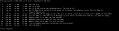  traceroute a bakabilir misiniz