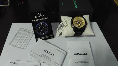 SATILIK CASİO EDİFİCE 200 TL İNDİRDİM CASİO Efr-534Bk-9Avdf