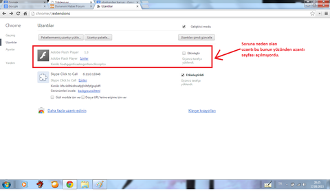 Goggle chrome uzantılar