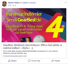 [Kazananlar belli oldu] GearBest, dördüncü yılını kutluyor: DH’ye özel çekiliş ve indirim kodları!