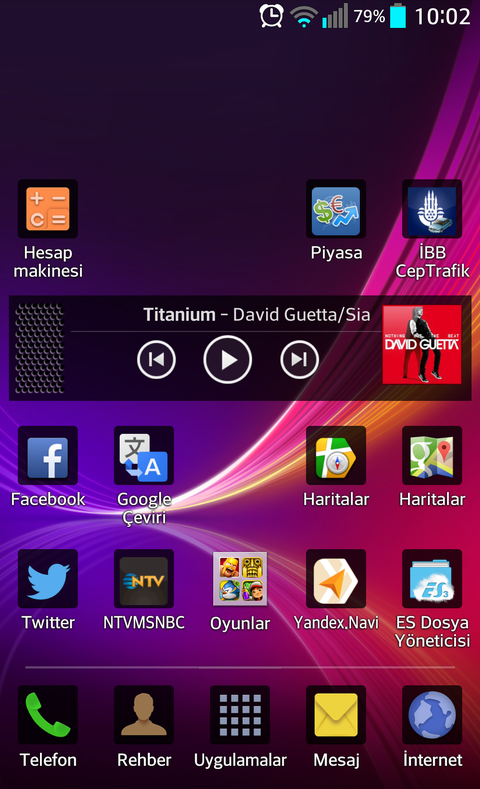 LG G2 için Gflex tema ve şeffaf nav.bar