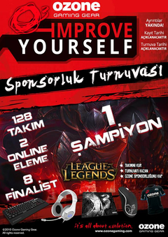  Ozone Gaming Profesyonel League of Legends Takımınlarına Sponsorluk Turnuvası