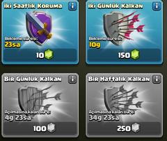  Clash of Clans Kalkan kuralları Clash of Clans Shield rule