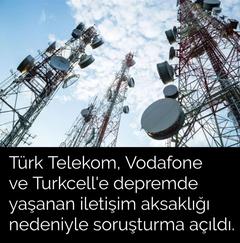 Turk Telekom, Vodafone ve Turkcell'e soruşturma açıldı.