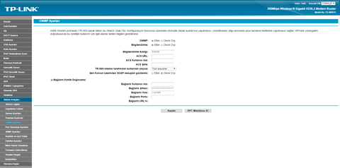 TTNET VDSL MODEM TP LİNK TD-W9970