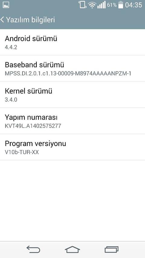 LG G3 Unroot Kdz Yükleme ile Stock Roma Dönüş