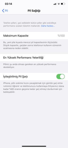 APPLE IPHONE PİL SAĞLIĞI  [ANA KONU]