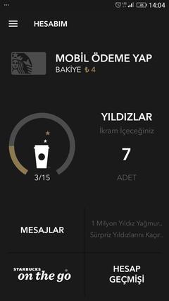 Starbucks 1 milyon yildiz kampanyasi