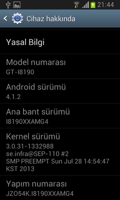  Samsung S3 Mini i8190 imei recovery!!Yardım..