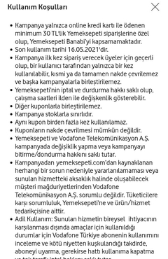 Yemeksepeti 30/20 İndirim