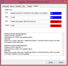  msi ge60 Vram sorunu