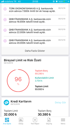 Findeks Mobil Uygulama İlk 3 Gün Ücretsiz