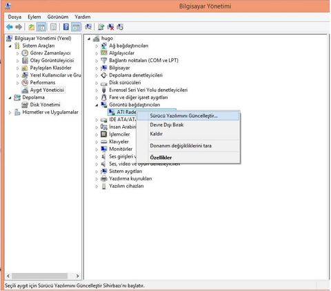 AMD Driver sorunsalı