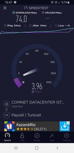 TÜM OPERATÖRLER 4,5G HIZ TESTİ [ANA KONU] 5G YE DOĞRU ADIM ADIM