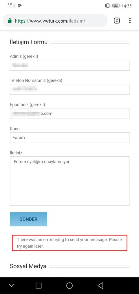 vwturk.com forum sayfası başı boş mu?