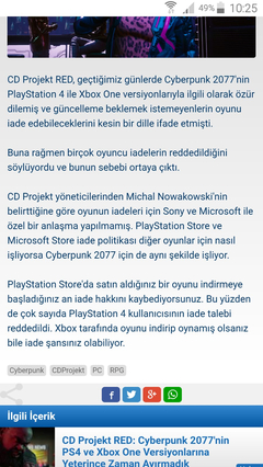 PSN OYUN İADE TALEP ETME FORMU (cyberpunk 2077 iade takip) SONY İADE ALMAYA BASLADI