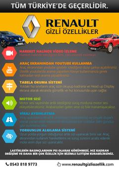 RENAULT GİZLİ ÖZELLİKLER