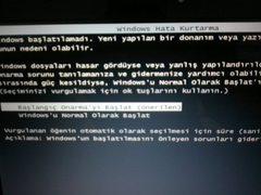  Tekrardan Windows Kurmak