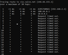 Net galakside tracert atamamak?