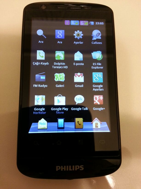 Satılık Android Çift hatlı Philips W626