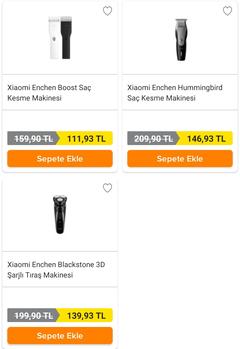 Tıraş makinesi (saç, sakal) fırsatları