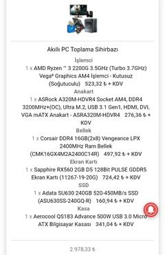 Yardım: Ryzen 2200G Ekran Kartsız Sistem (Edit: Kartlı Oldu)