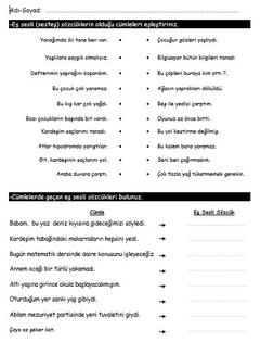 İLKOKULLAR İÇİN ETKİNLİK TEST VE UYGULAMALAR