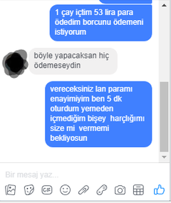 Kızlar resmen bana hesap ödetip kaçtı.